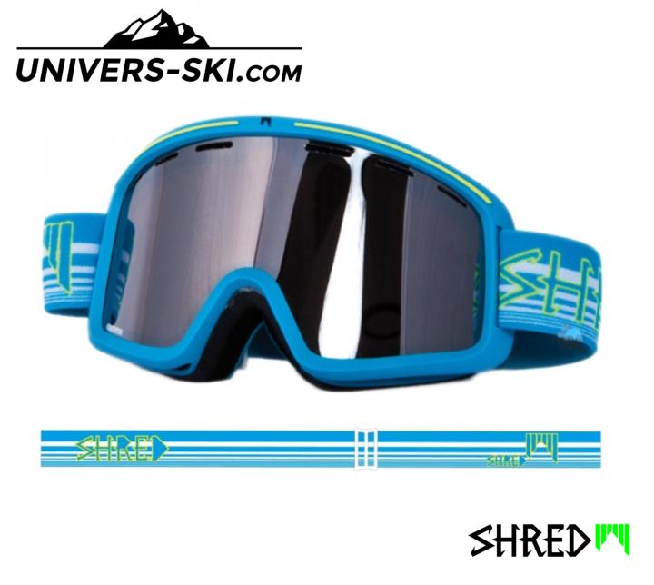 Masque de ski Shred Monocle Crisp bleu