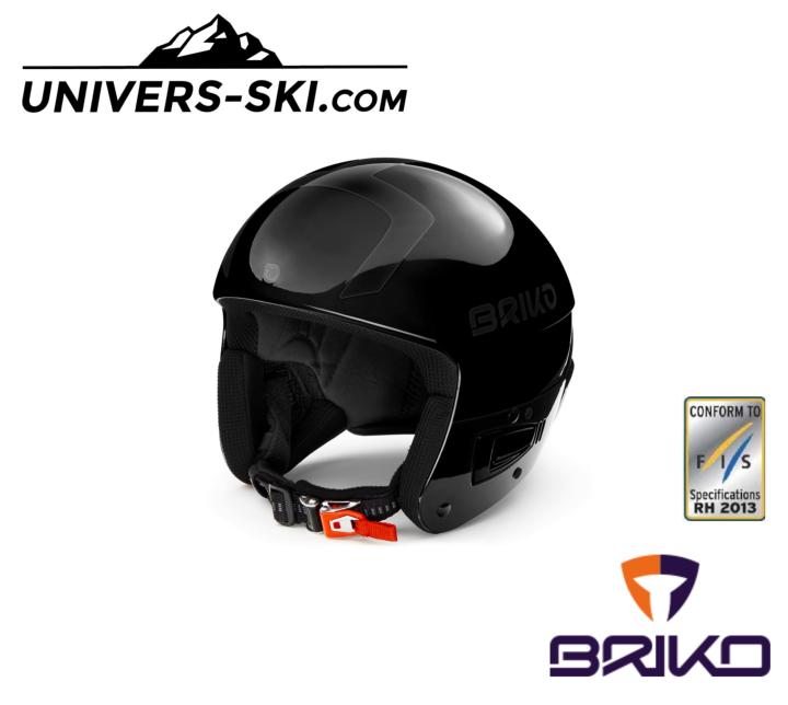 Casque de ski BRIKO Vulcano FIS 6.8 MATT SHINY BLACK ADULTE 2024
