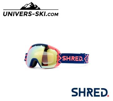 Masque de ski SHRED SMARTEFY BIGSHOW NAVY/RUST CBL  PLASMA 2024