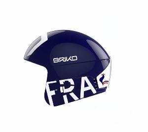 Casque de ski Junior BRIKO Vulcano FIS 6.8 FRANCE Bleu 2024